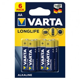 image 6X Piles Aa Varta Longlife Lr06 1.5V - 0836