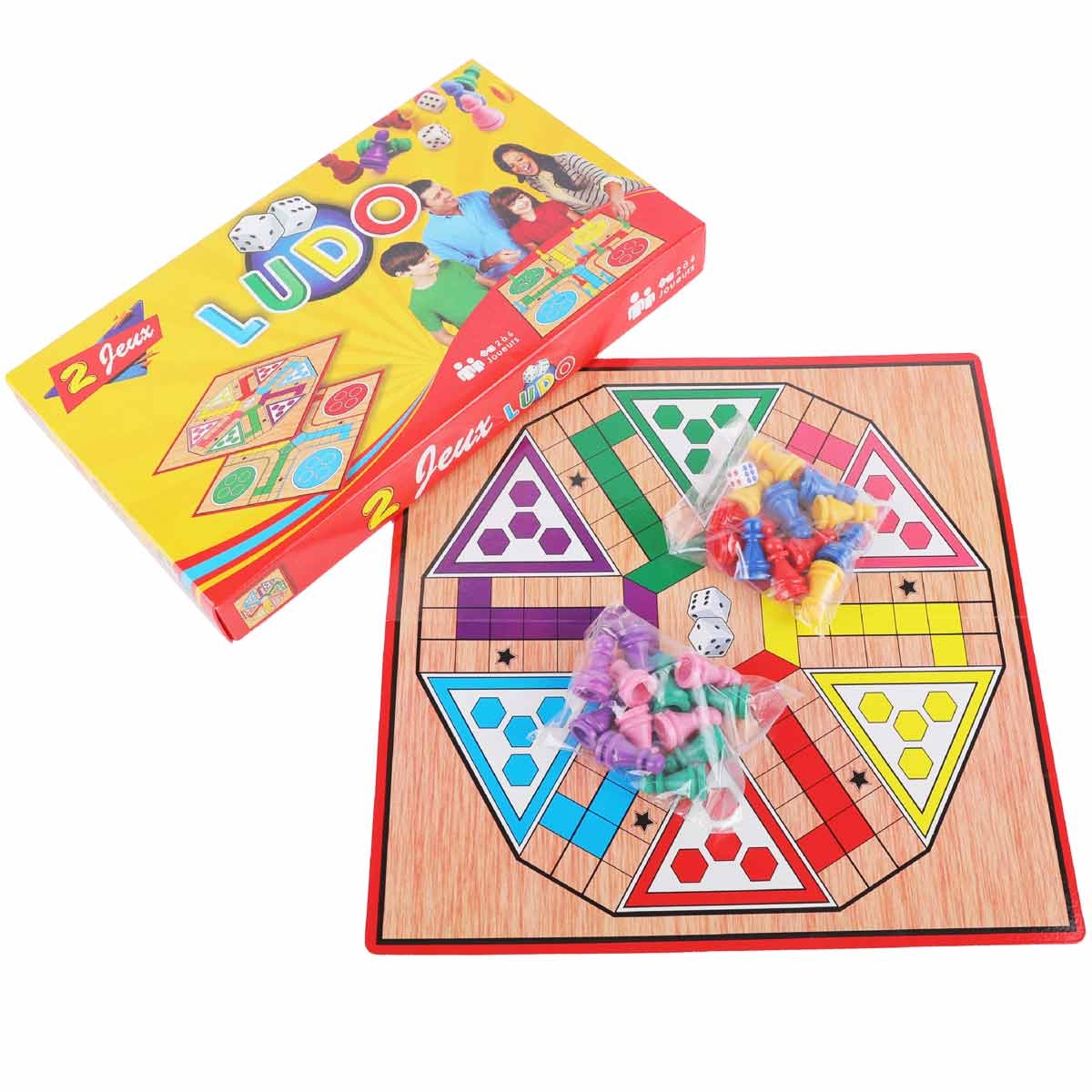 image Jeux Et Jouet De Ludo De 2 À 6 Joueurs - 2 Jeux