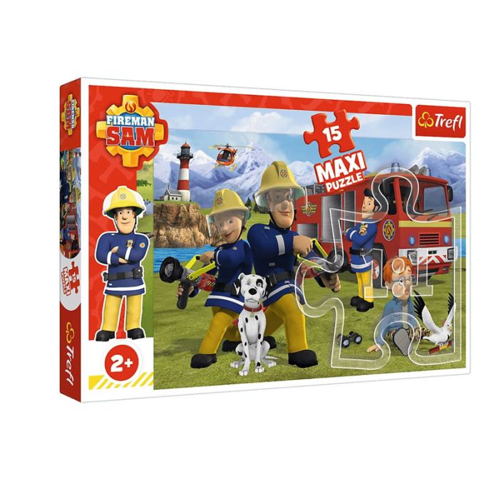 Image Puzzle Trefl Fireman Sam 15 Pièces Maxi