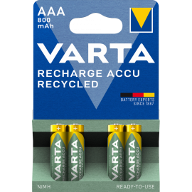 image 4Xpiles Rechargeables Lr03 800Mah Varta - 1545