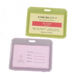 image 50 Porte Badge Horizental En Pvc Rigide 85X54Mm