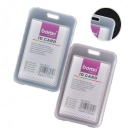 image 50 Porte Badge Vertical En Pvc Rigide 85X54Mm