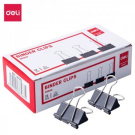 image Boite De 12 Clips 32 Mm Noir - E38563