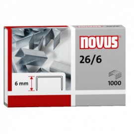 image Agrafes Novus 26/6 Pq/1000
