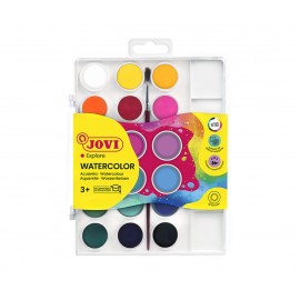 image Aquarelle De 18 Pastilles 22Mm Jovi