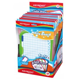 image Ardoise Double Face Blanche - Keyroad