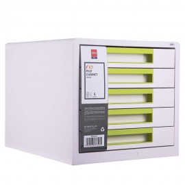 image Bloc 5 Tiroirs Vert/Blanc