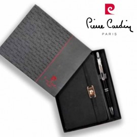 image Bloc Note 14.5 * 9.5 Cm + Stylo Pierre Cardin Pc19 - Noir