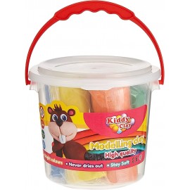 image Boite De 7 Pate A Modeler 500Gr Couleurs Assorties Kiddy Clay