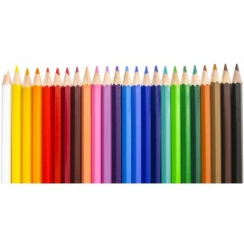 image Pochette De 24 Crayon Couleur - Excelkids