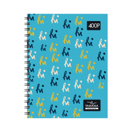 image Cahier Avec Spirale Wiro 400 Pages A4 Gm 70Gr - Yamama