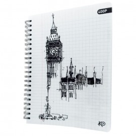 image Cahier Wiro 400 Pages Fantaisie A4 Gm Couv Pp 70Gr Ko
