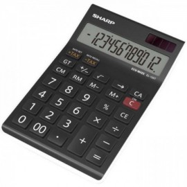 image Calculatrice De Bureau Sharp El-125T 12 Chiffres
