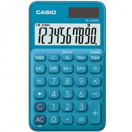 image Calculatrice De Poche Casio Bleu -Sl-310Uc - Casio