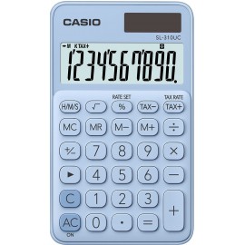 image Calculatrice De Poche Casio Bleu Clair 310Uc - Casio