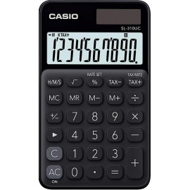 image Calculatrice De Poche Casio Noir -Sl-310Uc-Bk