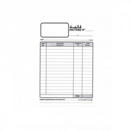 image Carnet Facture Simple Gm 40F 27.5*21 Rbt