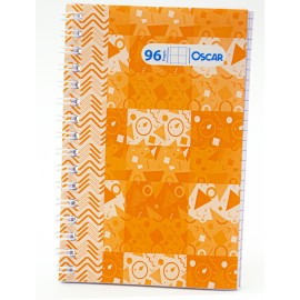 image Carnet Broche 192 Pages 5/5 60Gr 11*17Cm- Oscar