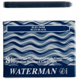 image Cartouche A Encre Bleu/Noir - Waterman