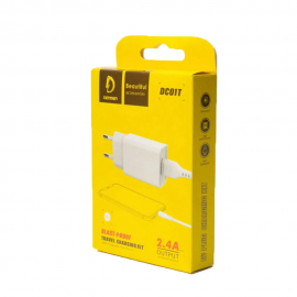 image Chargeur Avec Cable Type C - 2.4A Denmen
