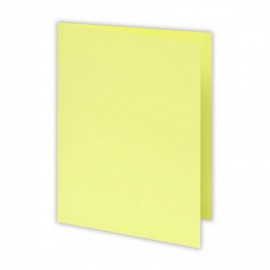 image Chemise Bristol Cartonnee Jaune Pastel Pq 100