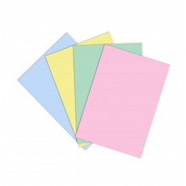 image Chemise Bristol Cartonnee Pastel Paquet De 50 - 24X32Cm