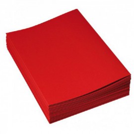 image Chemise Bristol Cartonnee Pq 100 Rouge