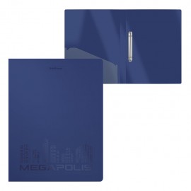 image Classeur A 2 Anneaux Souple Megapolis Bleu - Erichkrause
