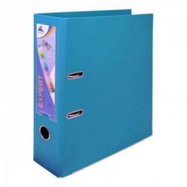 image Classeur A Levier Expert Dos 80Mm Avec Renfort Metallique - A4 - Bleu Clair