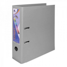 image Classeur A Levier Expert Dos 80Mm Avec Renfort Metallique - A4 - Gris