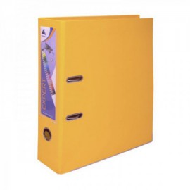 image Classeur A Levier Expert Dos 80Mm Avec Renfort Metallique - A4 - Jaune