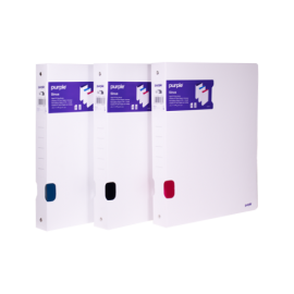 image Classeur En Pvc Semi Rigide Sinus A4 -Dos 40