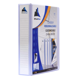 image Classeur Personnalisable En Pvc Evidence - Dos 50Mm Blanc
