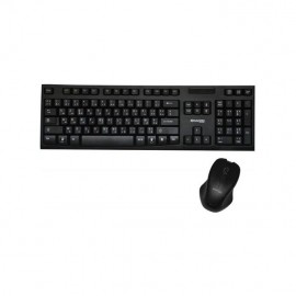 image Clavier Arabe/Français Sans Fil M715 + Souris - Macro