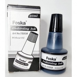 image Encre A Tampon 30Ml Foska - Noir