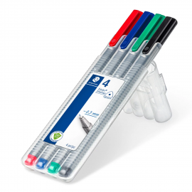 image Etui De 4 Stylos Fineliner Triplus - Steadtler