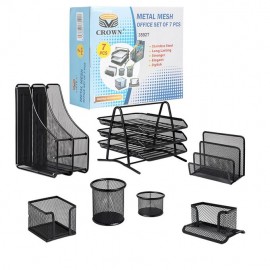 image Organisateur De Bureau Metal 7 Compartiments 7806