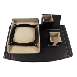 image Garniture De Bureau Scribe Prestige - Noir