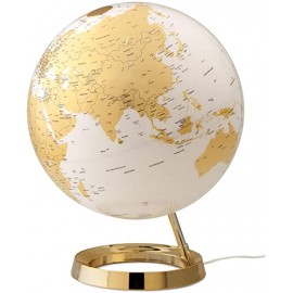 image Globe Teresstre Lumineux Metal Gold D30 - Tecnodattica