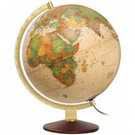 image Globe Terrestre Ocra Lumineux 25Cm - Tecnodidattica
