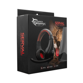 image Micro Casque Gamer White Shark Serval