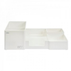 image Organisateur De Bureau 6 Compartiments Blanc - Ez00210