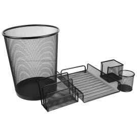 image Pack D'organisation De Bureau 5 Pcs Metal - 7809