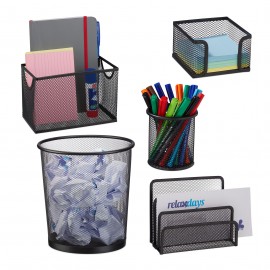 image Pack D'organisation De Bureau 5 Pcs Metal