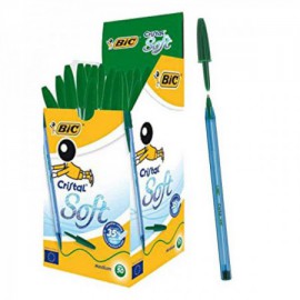 image Paquet De 50 Stylos Cristal Soft Vert