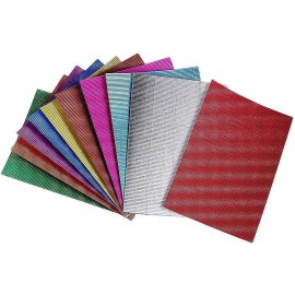 image Papier Ondulee A4 Adhesive - Metallisee