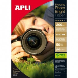 image Papier Photo Brillant A4 200 Gr Paquet De 50