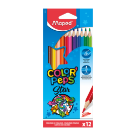 image Paquet De 12 Crayon Couleur Maped 8321