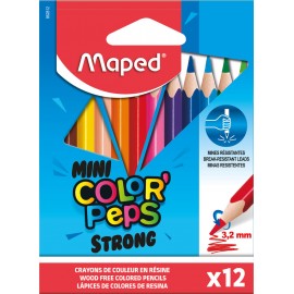 image Paquet De 12 Crayon Couleur Mini Color'peps Maped 2812