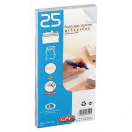 image Paquet De 25 Enveloppes 11X22 - 80Gr - Gpv